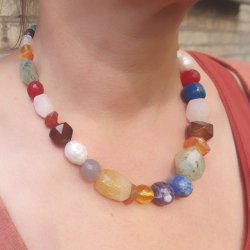 Amethyst, runde Perle, 12 mm. 6 Stk.