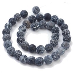 Crackle black agate cheap