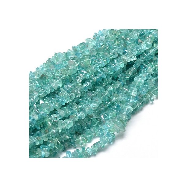 Natural apatite, whole strand, chip beads, 6-9x5-7mm, 150pcs.