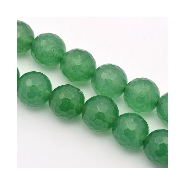 Aventurine, faceted, green, 10mm, 6pcs.