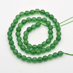 Aventurin Perle, facettiert, grn, 4 mm, 20 Stk.