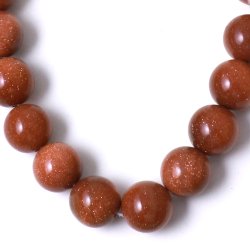 Braun-goldener Sandstein, ganzer Strang, runde braune Perle, 4 mm. ca. 95 Stk.