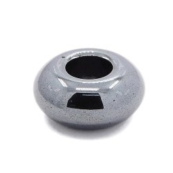 H&auml;matit, Armbandperle, 14x7 mm, Loch 6 mm, 1 Stk.