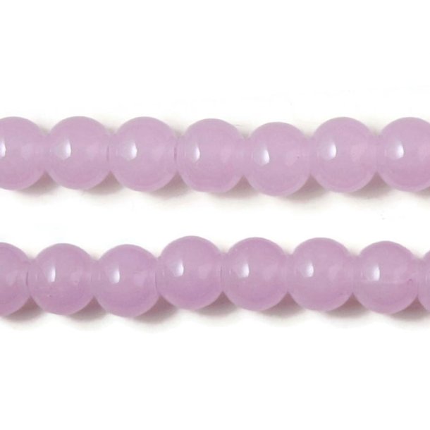 Jade bead, imitation, light violet, round, 12mm. 6pcs.
