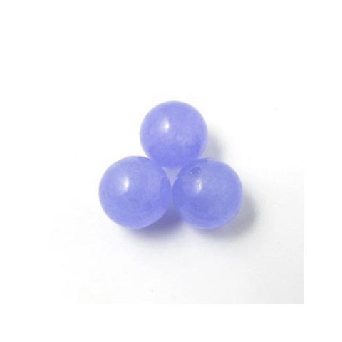 Jade 8mm Farbe lila mit Goldschimmer Kugeln Perlen rund Schmuckperlen