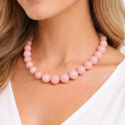 Candy-Jade, ganzer Strang, helles rosa, Durchmesser 12 mm, ca. 32 Stk.