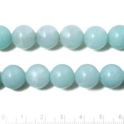 Candy Jade, rund, blass Trkis, 12 mm, 6 Stck.