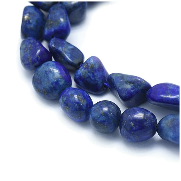 Lapis Lazuli, polished blue nuggets, ca. 12x8x6 mm, 6 pcs.