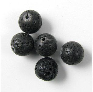 Armband Perlen Malachit Lava 8 Mm. Hergestellt In Frankreich - Foto 7