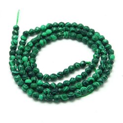 Malachit (Imitation), ganzer Strang, facettierte Perlen, 3 mm,&nbsp;120 Stk.
