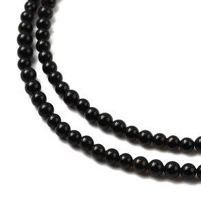 Onyx Perle, rund, 3 mm, 20 Stck.