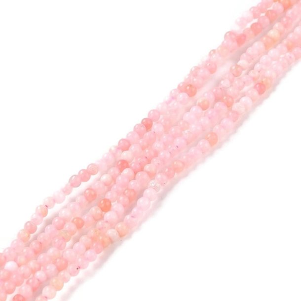 Pink Opal Beads, Natural, String, Round, A-grade, 2,5mm. appx. 150 pc
