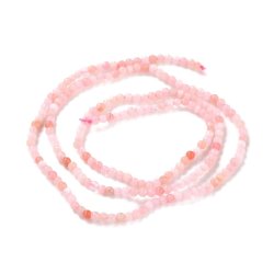Rosa Opalperlen, nat&uuml;rlich, Schnur, rund, A-grade, 2,5 mm. ca. 150 stk