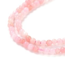 Rosa Opalperlen, nat&uuml;rlich, Schnur, rund, A-grade, 2,5 mm. ca. 150 stk