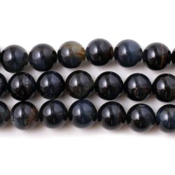 echtes Falkenauge, dunkelblau-gr&uuml;n, 10 mm, 4 Stk