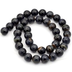 echtes Falkenauge, dunkelblau-gr&uuml;n, 10 mm, 4 Stk