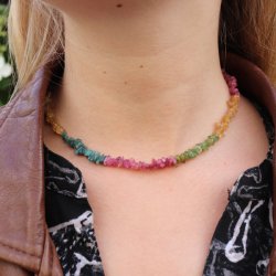 Turmalin, Strang, kleine Nuggets, ca. 6x4 mm, ca. 150 Stk