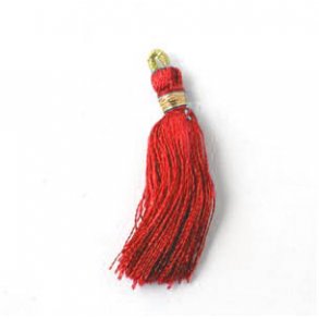 Quaste, rot, 45 mm, 1 Stk.