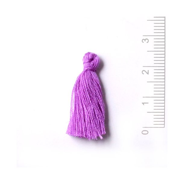 Tassel, small, violet, 25mm, 1pc.