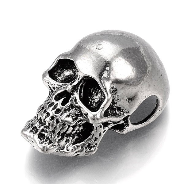 Brass skull beads hotsell