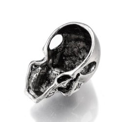 1pc Large Plastic Skull Bead, Vintage Metallic Copper Black Skull, Large  Hole Bead, Beading Supply DIY Jewelry 36mm -  Norway