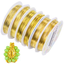 Wickeldraht-satz, vergoldet Kupferdraht, 6 Spulen mit den Gr��en 0,3�1 mm