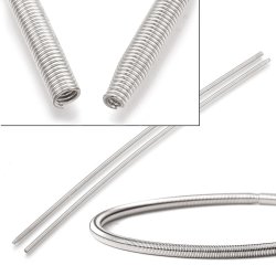 French Wire, Metallspirale, Drahtst&auml;rke 0,5 mm, Durchmesser 4,5 mm, 18 cm, 1 stk