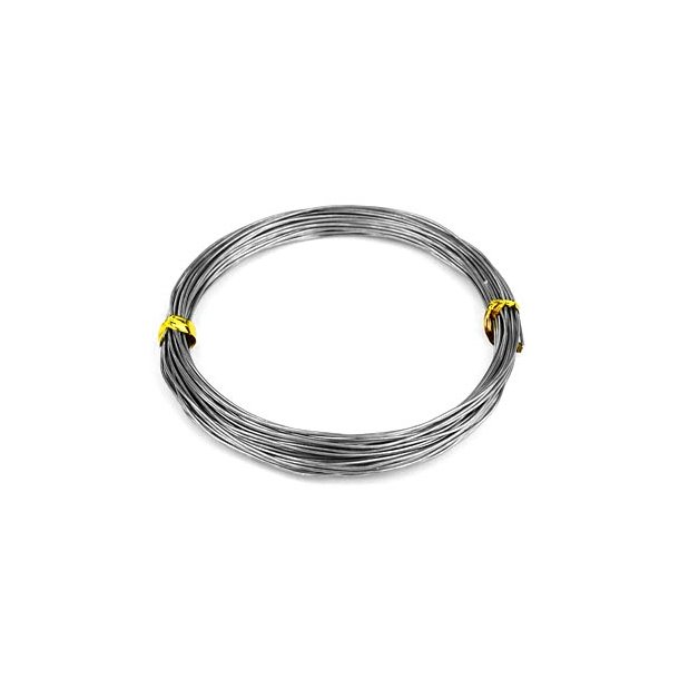 Aluminium wire, round, thickness 0.8mm, 10 meters.