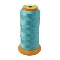 Nylonfaden, t&uuml;rkisblau, ganze Spule, Dicke 0,43 mm, 450 m.