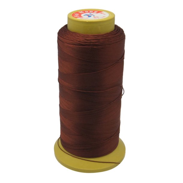 Nylon thread, chocolate brown, spool, thickness 0.43 mm, 450 m.