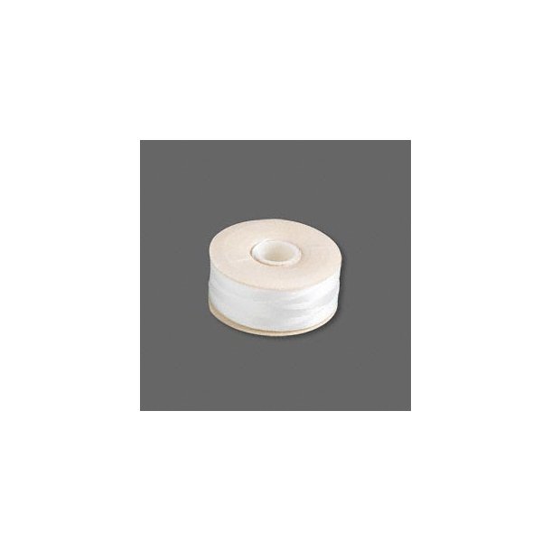 Nymo beading thread, size D (0,304 mm thick), extremely durable white sewing thread, 59m
