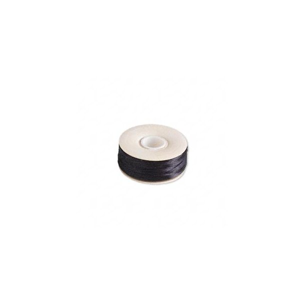 Nymo beading thread, size D, extremely durable black sewing thread
