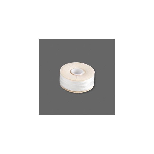 Nymo-Perletråd, Størrelse 00 ( 0,127 mm tyk), hvid, særlig stærk sytråd til smykker, 100 m