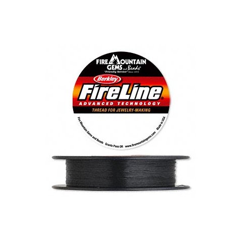 Fireline, 6LB, sort, tynd og stærk, tykkelse 0,15 mm, 2 m.