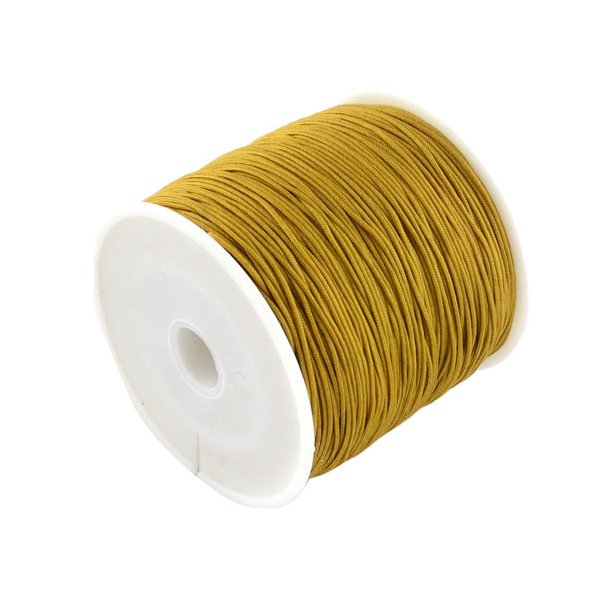 Nylon cord, spool, curry, goldenrod, 0,8mm, 90m