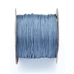 Polyesterschnur, ganze Rolle, denimblau, 0,8 mm, ca. 100 Meter