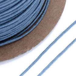 Polyesterschnur, ganze Rolle, denimblau, 0,8 mm, ca. 100 Meter