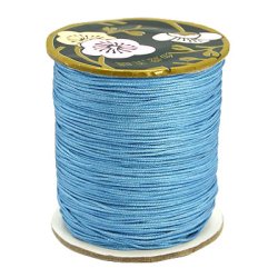 Polyesterschnur, hellblau, 0,9 mm, 2 m.