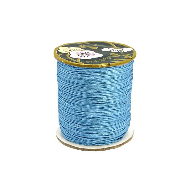 Nylon cord, light blue, 0,9mm, 2m.