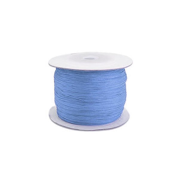Nylon cord, light blue, thin, 0,5mm, 2m.
