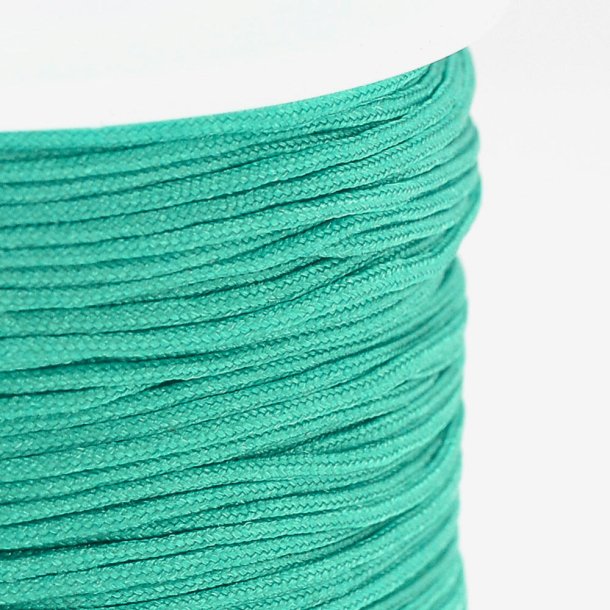 Polyester cord, deep turquoise, 0.9 mm, 2 m