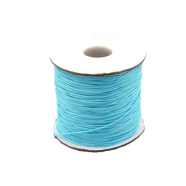 Nylon cord, turquoise, 0,9mm, 2m.
