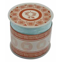 Polyesterschnur, hell t&uuml;rkis, 0,9 mm, 2 m