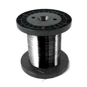 Metal wire, thickness 1 mm, silver-plated, 4 m/ 1 roll