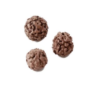 Rudraksha, Nussperle aus Nepal, braun, 6-8 mm, 6 Stk.