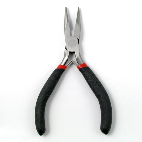 Spitzzange, für Anfänger, ohne Zähne, Länge 12 cm, 1 Stk.