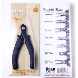 Wire-cutter bidtang til vinkelret klipning af memory wire og andre metaltr�de, 1 stk