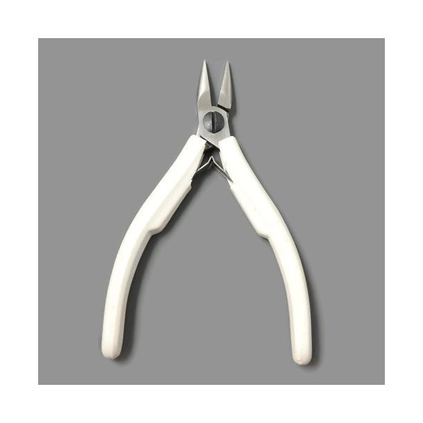 Chain-nose pliers, good professional, white, 11x6cm, white, 1pc