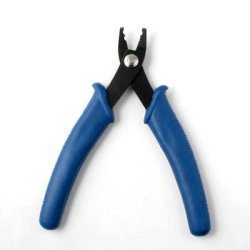 Wireklemmetang, m�rkebl�t sk�fte, til wireklemmer med diameter 1,5-2 mm , 1 stk