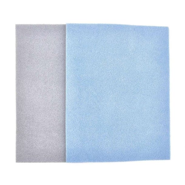 Beading mats, bluish gray, soft velvet, 30x23x0,4 cm, 2pcs.